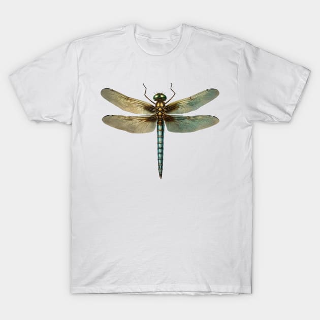 Mythical Clockwork Dragonfly T-Shirt by Young Inexperienced 